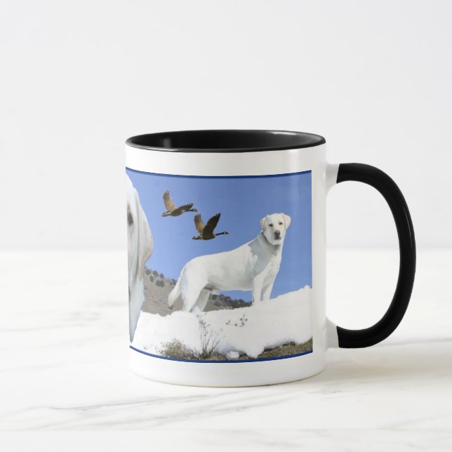 Yellow Labrador tribute Mug (Right)