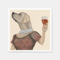 Yellow Labrador Wine Snob