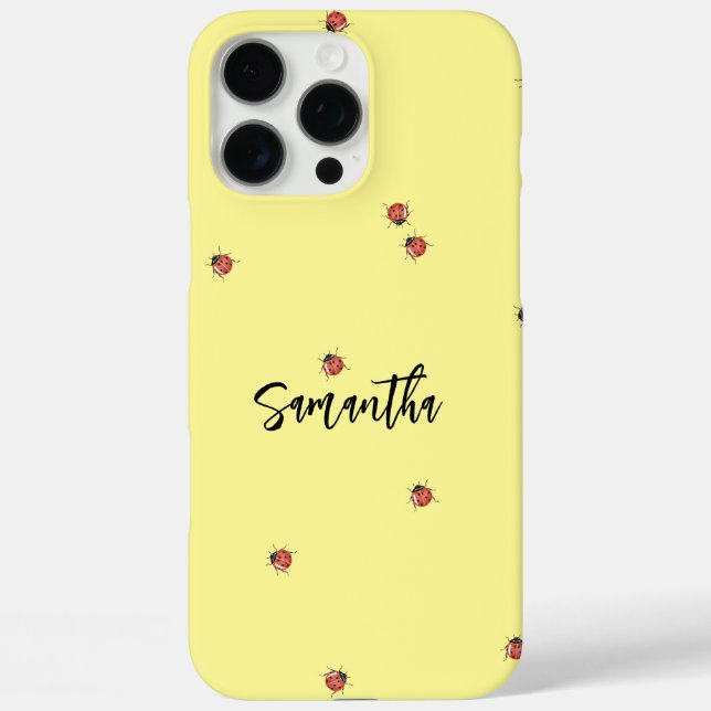Yellow Ladybug  Case-Mate iPhone Case (Back)