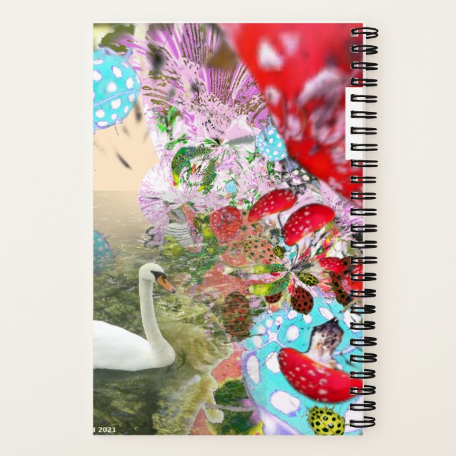 Yellow Ladybugs ABC Letter Tracing Notebook (Back)