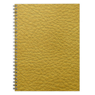 Yellow Leather Texture Seamless Closeup Notebook
