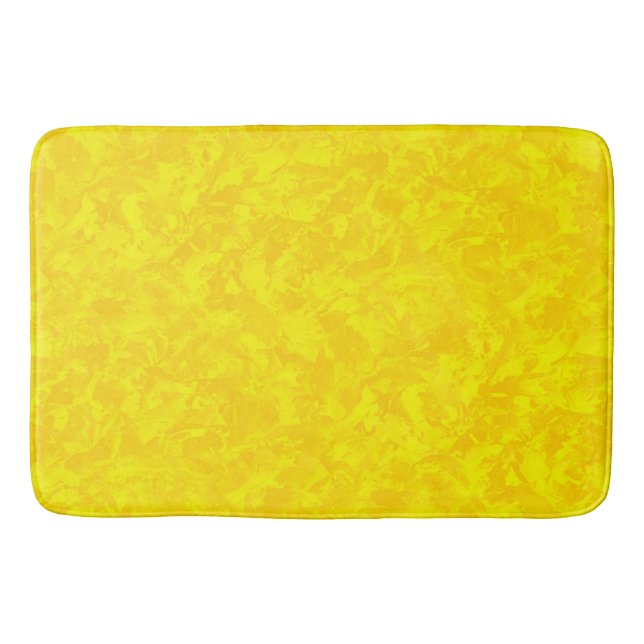 Yellow Leaves Bath Mat (Front)
