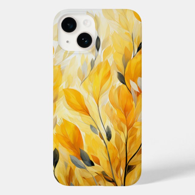 Yellow leaves Case-Mate iPhone case (Back)