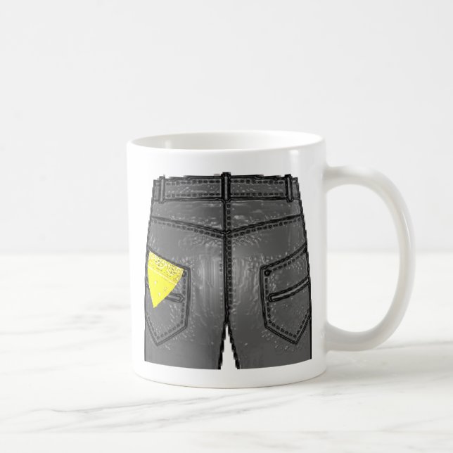 Yellow Left Hanky Coffee Mug (Right)