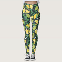 Yellow Lemon and Green Lime Fruit Food Pattern