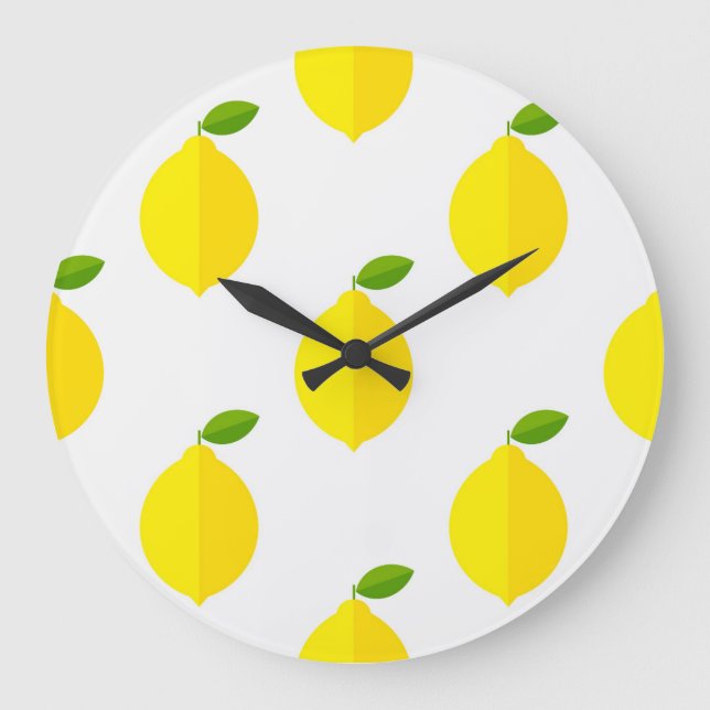 Yellow lemon clock (Front)