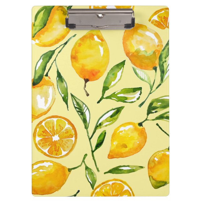 Yellow Lemon Fruit | Fruit Clipboard (Front)
