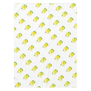 Yellow Lemon fruit watercolour Fresh Watercolor Tablecloth