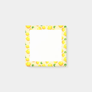 Yellow Lemon Post it Notes