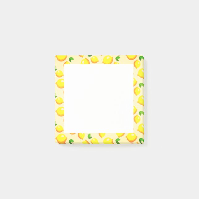Yellow Lemon Post it Notes (Front)