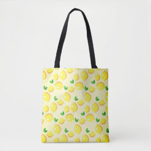Yellow Lemon Tote Bag