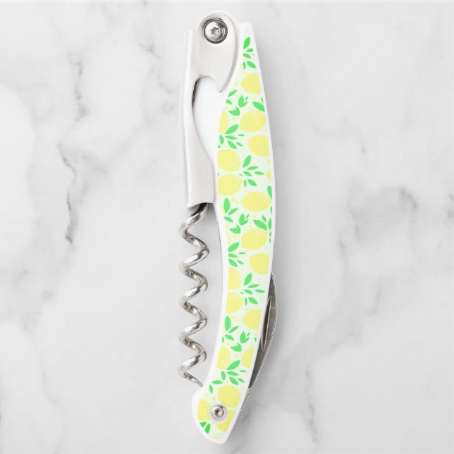 Yellow Lemon Waiter's Corkscrew (Front)