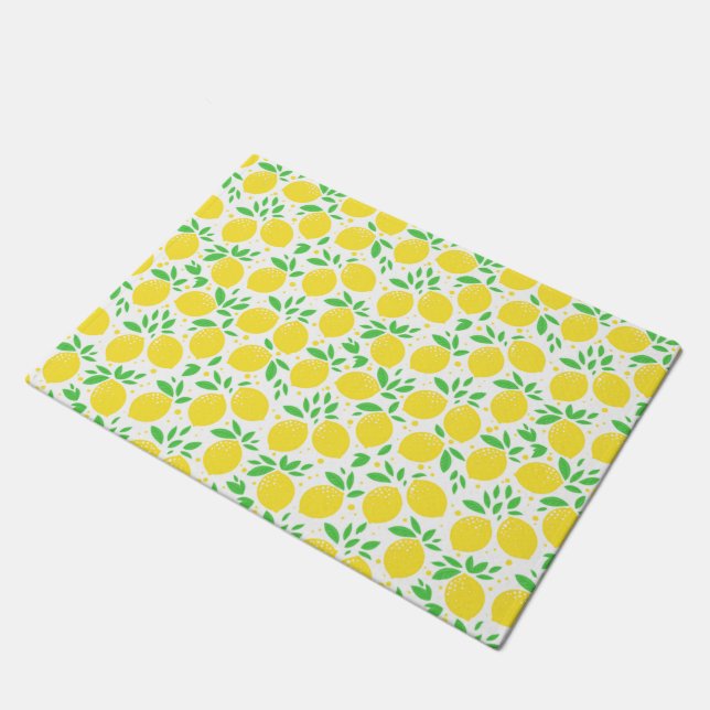 Yellow Lemons Doormat (Angled)