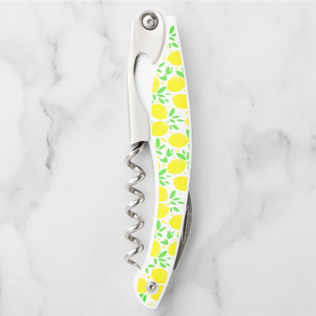 Yellow Lemons - Fresh Corkscrew (Front)