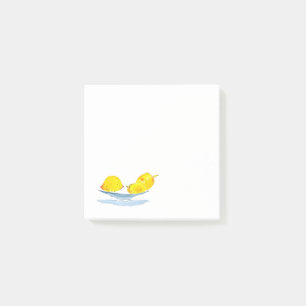 Yellow lemons fruit art post-it notes