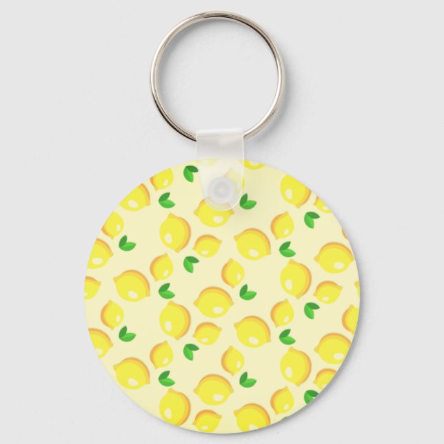 Yellow Lemons Keychain (Front)