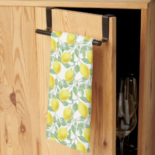 Yellow Lemons Kitchen Hand Towel