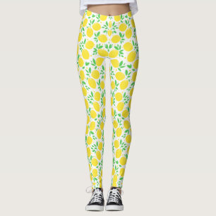 Yellow Lemons Leggings