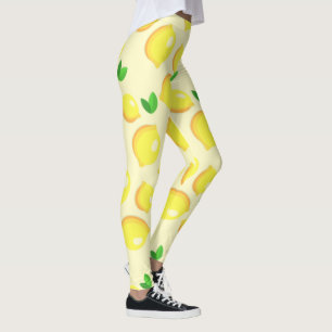 Yellow Lemons Leggings