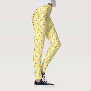 Yellow Lemons Leggings