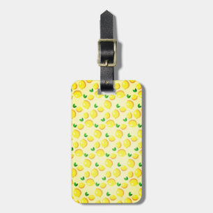 Yellow Lemons Luggage Tag