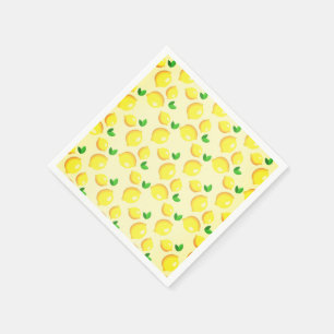 Yellow Lemons Napkins