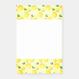 Yellow Lemons Post it Notes