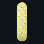 Yellow Lemons Skateboard Gift<br><div class="desc">Fresh Yellow Lemons Skateboard</div>