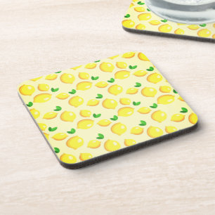 Yellow Lemonsm Beverage Coaster