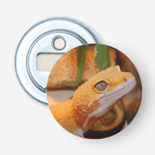 Yellow Leopard Gecko Lizard Bottle Opener