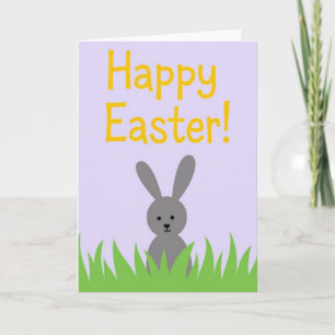 Yellow Letter Spring Card