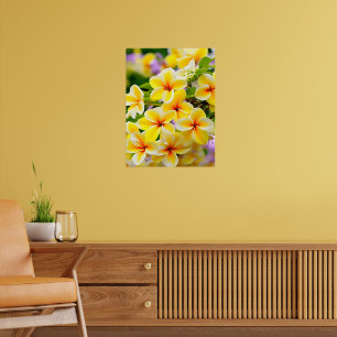 yellow lilac flowers poster