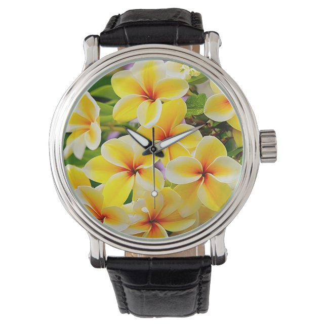 yellow lilac flowers watch (Front)