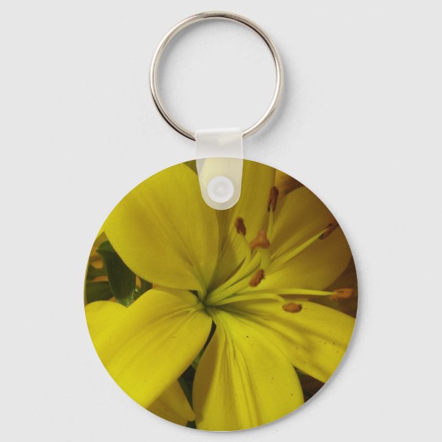 Yellow Lillies Keychain (Front)
