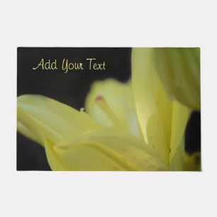 Yellow Lily by Shirley Taylor Doormat