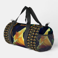 Yellow Lily Flower Abstract Personalised