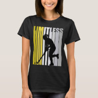 Yellow Limitless Hockey Birthday Cute Retro Female