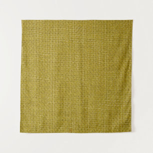 Yellow Linen: Closeup Textured Beauty Tapestry