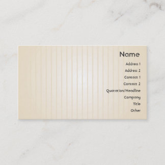 Yellow Lines - Business Business Card