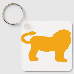 Yellow Lion Zodiac Keychain – Bright Leo