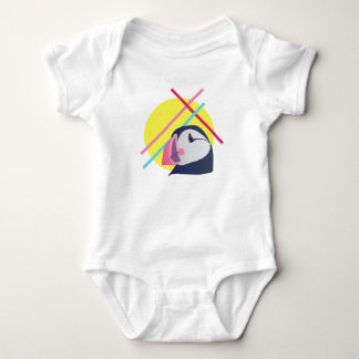 Yellow Little Puffling Baby Bodysuit