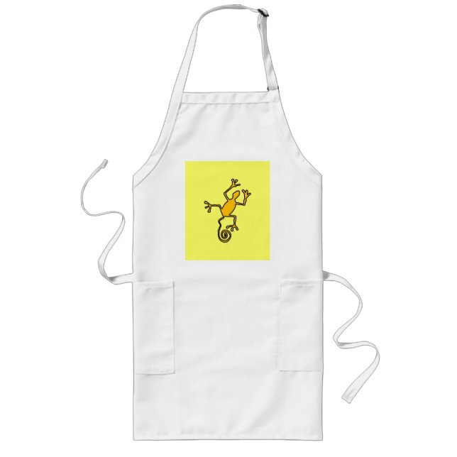yellow lizzard apron (Front)