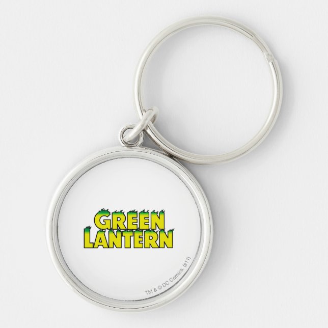 Yellow Logo Flames Key Ring (Front)