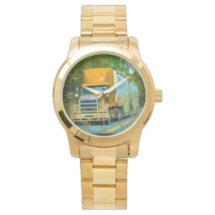 Yellow Lorry Freight Truck #Gift Watch Range