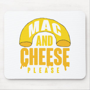 Yellow Macaroni Cheese for kids Mac and Cheese Mouse Mat