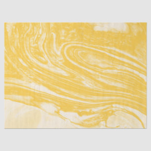 Yellow Marbly Painting Light Abstract Art Texture Tissue Paper