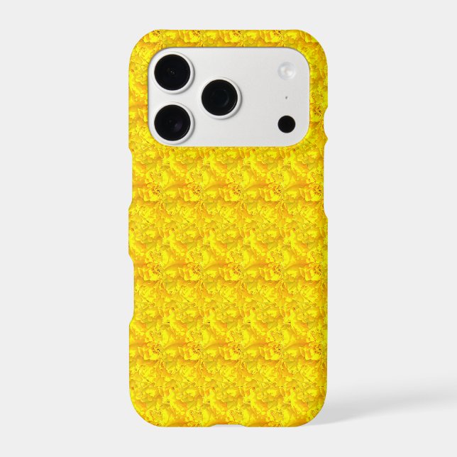 Yellow Marigold Floral Seamless Pattern (Back)