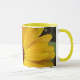 Yellow Marigold Macro Mug
