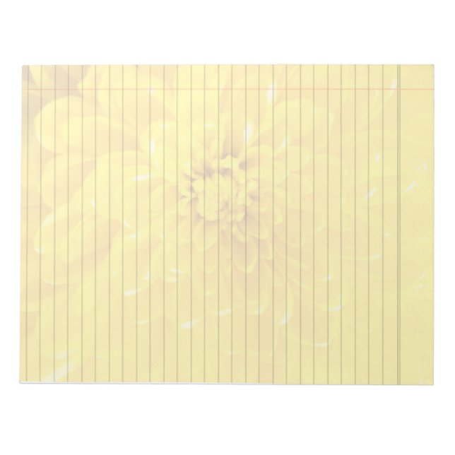 Yellow Marigold Notepad (Front)