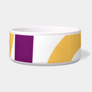 Yellow marron red curvy lines wavy pattern design